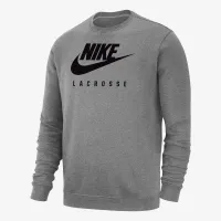 Nike Swoosh Lacrosse чоловічі Crew-Neck світшот колір сірий