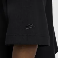 Nike Tech мужские Short-Sleeve Fleece Top цвет черный