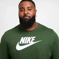 Nike Sportswear чоловічі Long-Sleeve футболка колір зелений