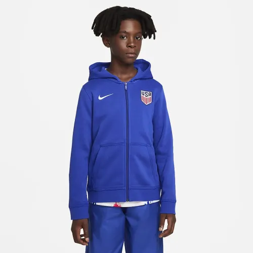 Nike U.S. Big дитячі Full-Zip Толстовка з капюшоном блакитний