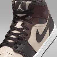 Nike Air Jordan 1 Mid SE мужские Кроссовки цвет коричневый