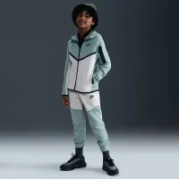 Nike Sportswear Tech Fleece Big дитячі Full-Zip Толстовка з капюшоном колір сірий