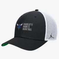 Charlotte Hornets 2024/25 Rise Icon Edition Nike NBA Trucker Cap колір чорний