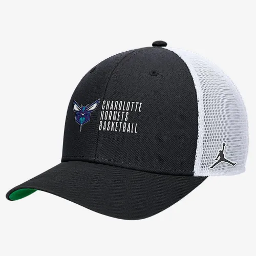 Charlotte Hornets 2024/25 Rise Icon Edition Nike NBA Trucker Cap колір чорний