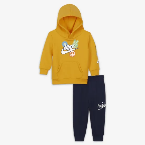 Nike Baby (12-24M) Толстовка с капюшоном and Pants набор синий