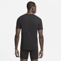 Nike Everyday Cotton Stretch мужские Slim Fit V-Neck Undershirt (2 пары) цвет черный