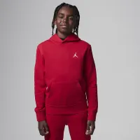 Nike Jordan MJ Brooklyn Big детские Fleece Pullover Толстовка с капюшоном цвет красный