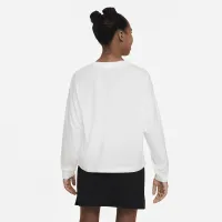 Nike Sportswear Essential Big дитячі (Girls') Long-Sleeve футболка колір білий