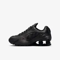Nike Shox R4 Big детские Кроссовки цвет черный