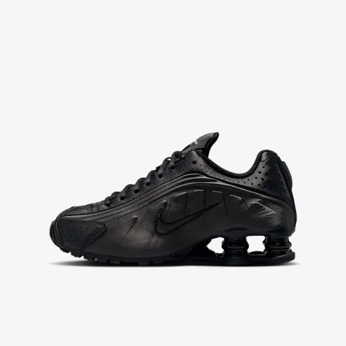 Nike Shox R4 Big детские Кроссовки цвет черный