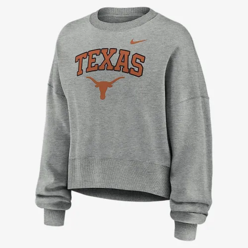 Texas Phoenix Arch женская Nike College Pullover Crew цвет серый