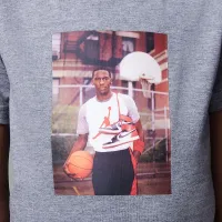 Nike Jordan Little детские MJ Photo футболка цвет серый