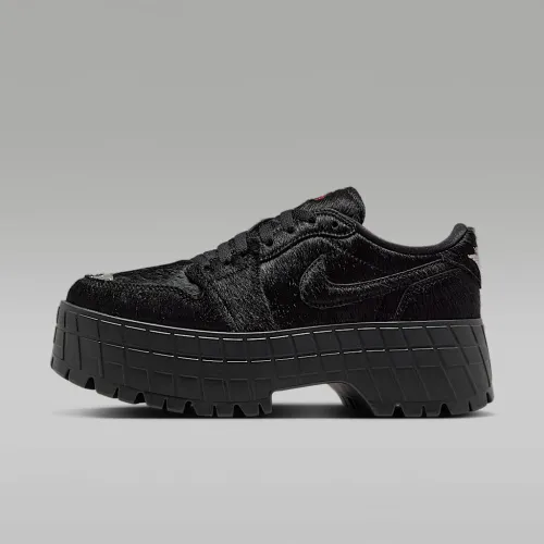 Nike Air Jordan 1 Brooklyn Low женская Кроссовки цвет черный