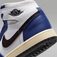 Nike Jordan 1 Retro High OG Little дитячі Кросівки колір білий
