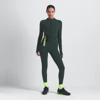 NikeSKIMS Vintage Seamless женская Full-Zip Куртка цвет зеленый