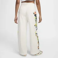 Nike Sportswear Phoenix Fleece женская Artist Collection С высокой Талией Wide-Leg Sweatpants цвет белый