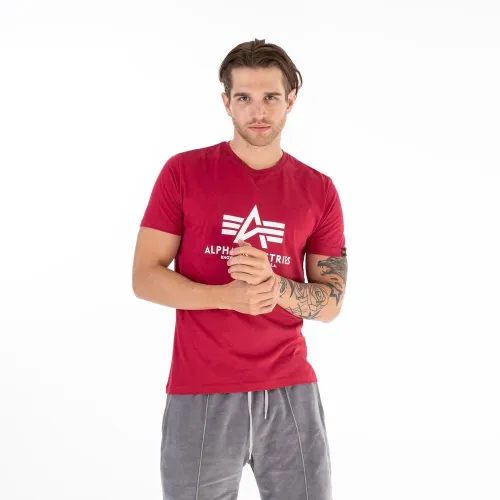 Футболка Alpha Industries Basic футболка 100501523 - Красная