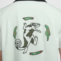 Nike SB Short-Sleeve Button-Up Skate Bowler Shirt колір зелений
