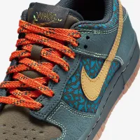 Nike Dunk Low Big детские Кроссовки цвет зеленый