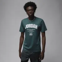Nike Jordan Sport мужские Dri-FIT футболка цвет зеленый