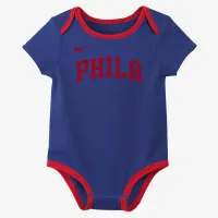 Philadelphia 76ers Baby Nike NBA 3 пары Bodysuit набор цвет красный