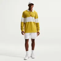NikeCourt Heritage чоловічі Tennis Long-Sleeve Polo Yellow