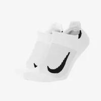 Nike Multiplier Running No-Show шкарпетки (2 пар) колір білий