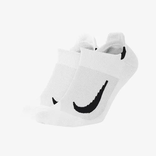 Nike Multiplier Running No-Show шкарпетки (2 пар) колір білий
