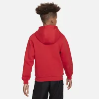 Nike Sportswear Club Fleece Big детские Pullover Толстовка с капюшоном цвет красный