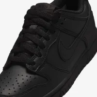 Nike Dunk Low Big детские Кроссовки цвет черный