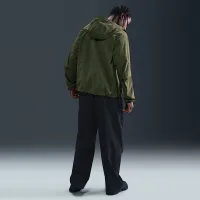 Nike Tech мужские Full-Zip Woven Windrunner Куртка цвет зеленый