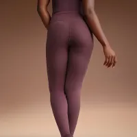 NikeSKIMS Matte жіноча З високою талією Footsie Grip лосіни колір червоний