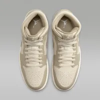 Nike Air Jordan 1 Mid мужские Кроссовки цвет коричневый