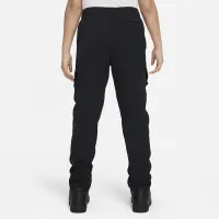 Nike Outdoor Play Big дитячі Woven Cargo Pants колір чорний