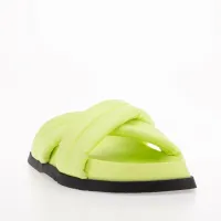 Шльопанці Tommy Jeans Padded Toe босоніжки EN0EN02175-MSA - Зелені