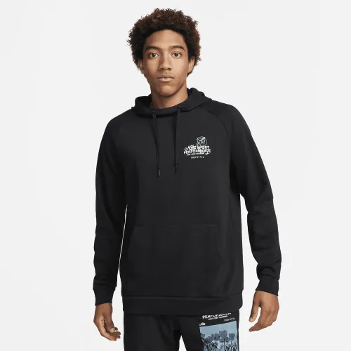 Nike чоловічі Dri-FIT Hooded Fitness Pullover колір чорний