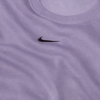 Nike Sportswear Phoenix Fleece женская оверсайз Crew-Neck свитшот цвет фиолетовый