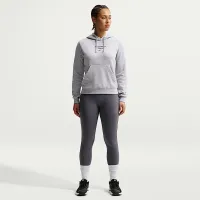 Nike женская Cheer Pullover Толстовка с капюшоном цвет серый