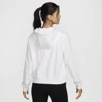 Nike Dri-FIT One женская Full-Zip French Terry Толстовка с капюшоном цвет белый