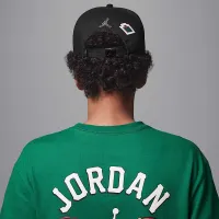 Nike Jordan Big дитячі Signature Curved Brim Cap колір чорний