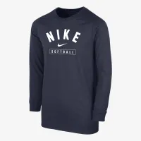 Nike Big дитячі Softball Long-Sleeve футболка блакитний