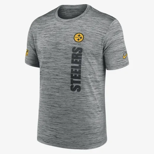 Pittsburgh Steelers Sideline Velocity чоловічі Nike Dri-FIT NFL футболка колір сірий