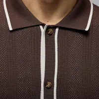 Nike Jordan Sport чоловічі Short-Sleeve для гольфу Sweater Top колір коричневий