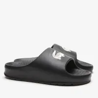 Шлёпанцы Lacoste Croco 2.0 Eco 123 745CMA0005-454 - Черные