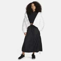 Nike Sportswear Swoosh Puffer PrimaLoft® женская Therma-FIT оверсайз Hooded Куртка цвет белый