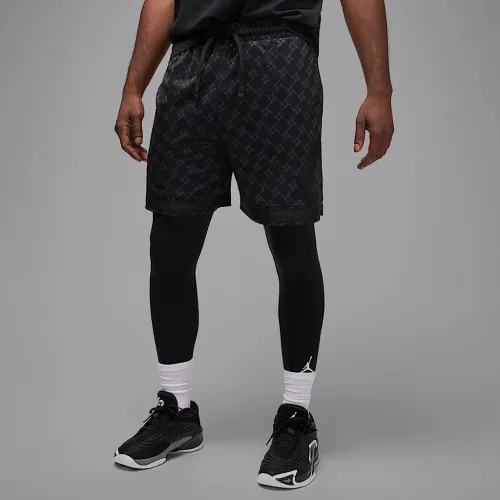 Nike Jordan Sport мужские Dri-FIT Printed Diamond шорты цвет черный