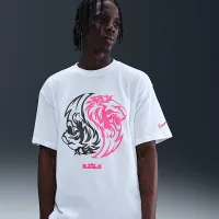 Nike LeBron мужские Max90 футболка цвет белый