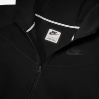 Nike Sportswear Tech Fleece Big дитячі (Girls') Full-Zip Толстовка з капюшоном колір чорний
