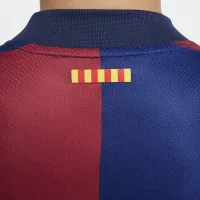 FC Barcelona 2024/25 Stadium Home Big детские Nike Dri-FIT Soccer Replica Jersey синий
