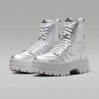 Nike Air Jordan 1 Brooklyn женская Boots цвет серый